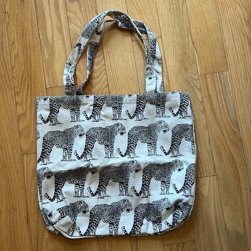 New Jagauar tote bag heavy duty canvas 16x14”